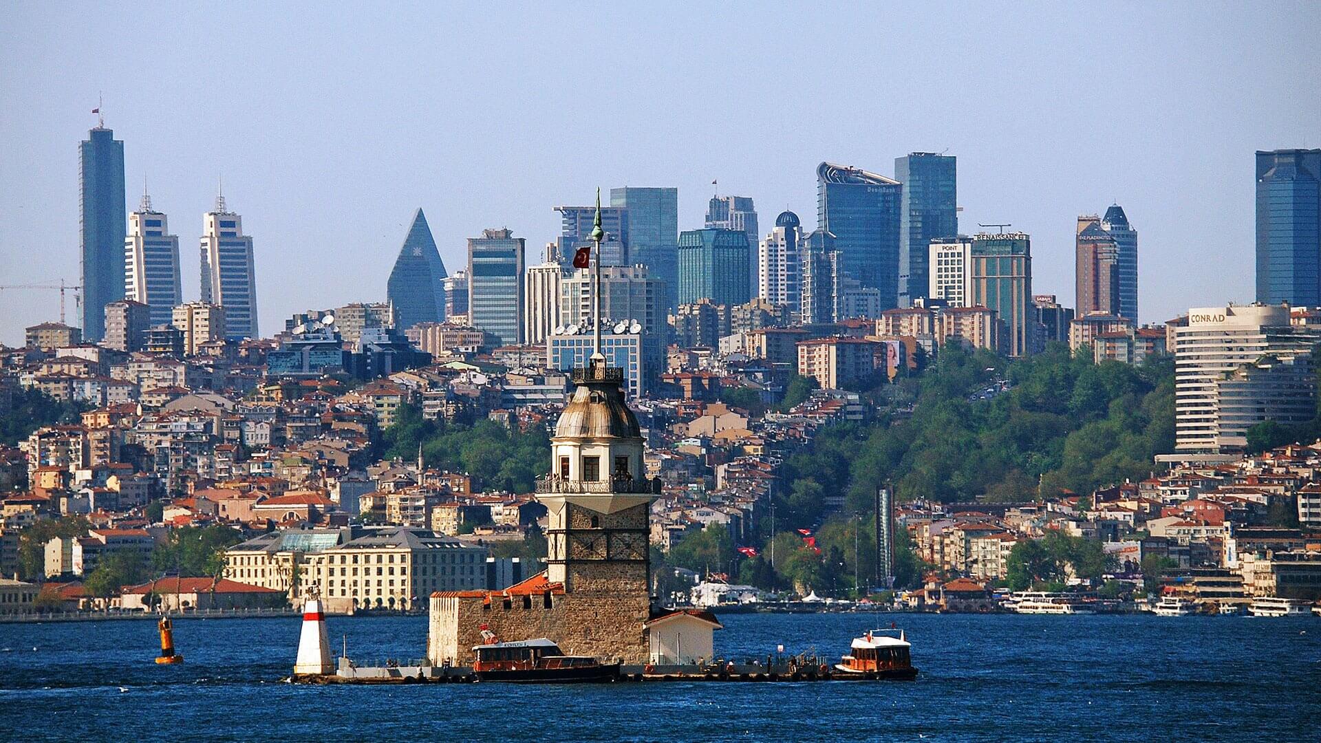 ESTAMBUL - CRUCERO POR EL BOSFORO - TORRE DE LA DONCELLA 1920x1080